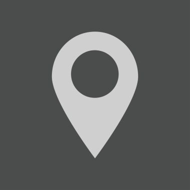 Basit gezinme simgesi, vektör illüstrasyonu