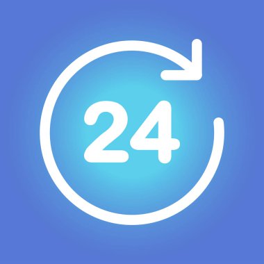 Saat saat etrafında bir gün simgesini açın..