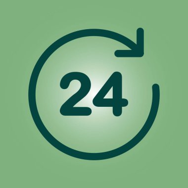 Saat saat etrafında bir gün simgesini açın..