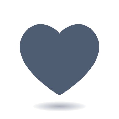 Sevgililer kalp simgesi. Aşk işareti. İçerik derecelendirme geliştirmek.