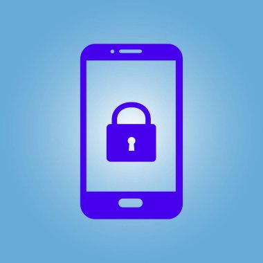 Internet güvenlik kavramı simgesi. Kimlik ve koruma simgesi.