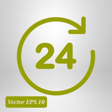 Saat saat etrafında bir gün simgesini açın..