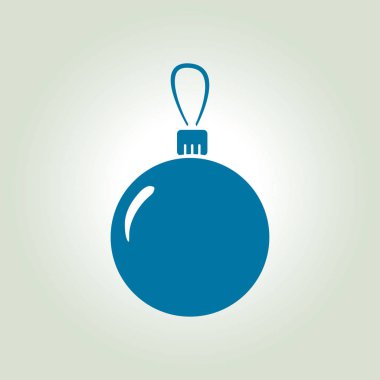 Noel topları simgesi. Yılbaşı Dekorasyonu. Tüm Noel ve yeni yıl kutlamak için.