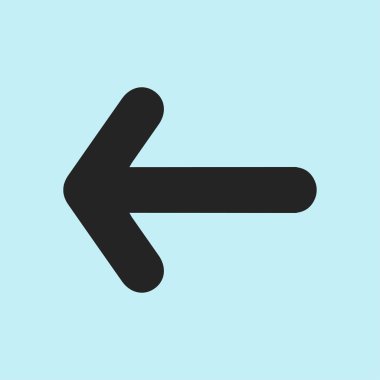 Ok simgesi. Kara navigasyonu için işaretçi yönünü.