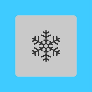 Kar tanesi simgesi. Yılbaşı Dekorasyonu. Tüm Noel ve yeni yıl kutlamak için.