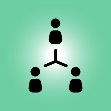 İletişim kavramı, vektör çizim basit simgesi