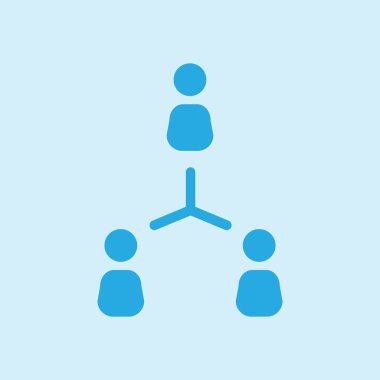 İletişim kavramı, vektör çizim basit simgesi