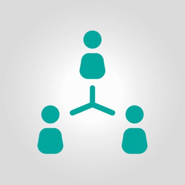 İletişim kavramı, vektör çizim basit simgesi