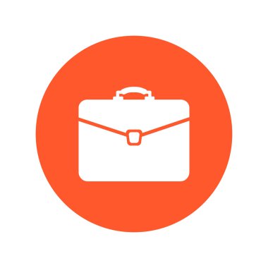 Evrak çantası ikonu, vektör illüstrasyonu. düz tasarım biçimi. 