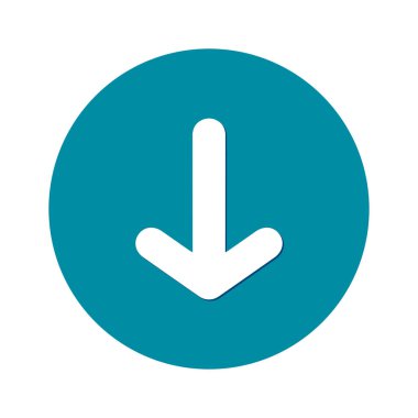 Ok simgesi. Kara navigasyonu için işaretçi yönünü.