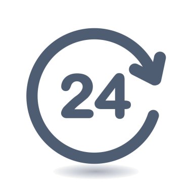 Saat saat etrafında bir gün simgesini açın..