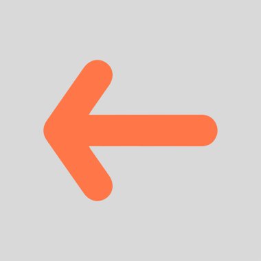 Ok simgesi. Kara navigasyonu için işaretçi yönünü.