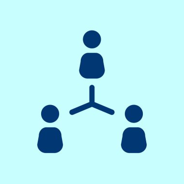 İletişim konsepti. Sosyal ağ tek simgesi. Küresel teknoloji İş dünyasındaki sosyal bağlantılar ağı.