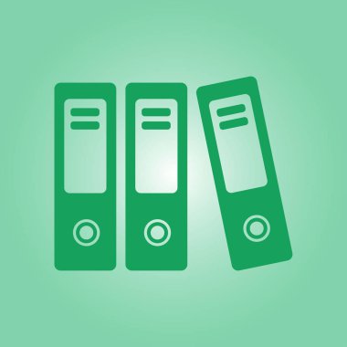 Evrak ve belgeler Office klasörler. Arşiv klasör simgesi. 