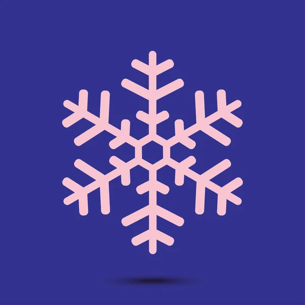 Icono Del Copo Nieve Decoración Año Nuevo Todo Para Celebrar — Archivo Imágenes Vectoriales