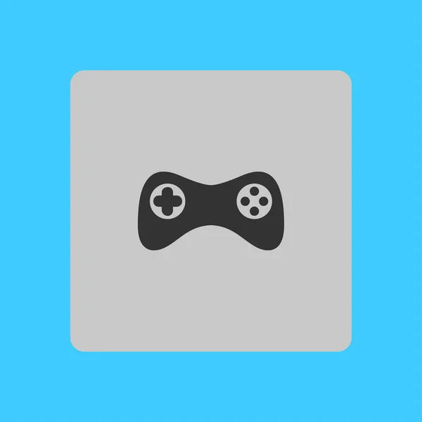 Gamepad Pictogram Vector Platte Ontwerpstijl Joypad Symbool — Stockvector