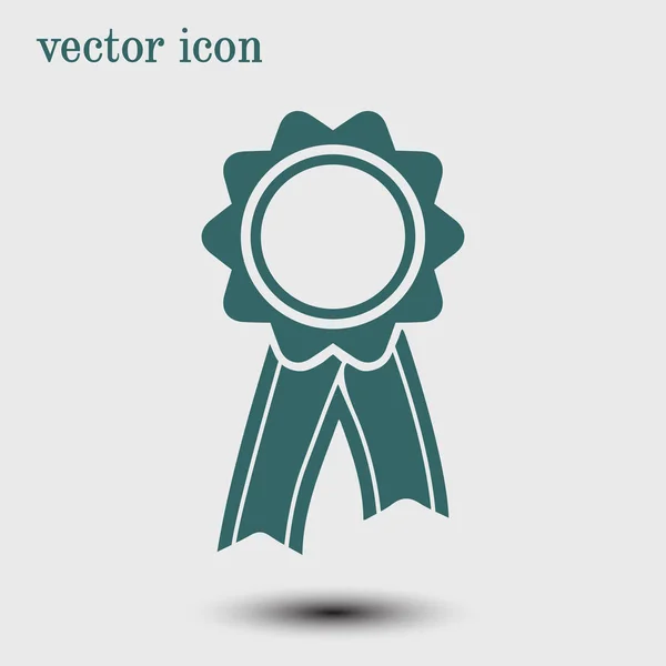 Значок Иконкой Ленты Розетка Ленточкой — стоковый вектор