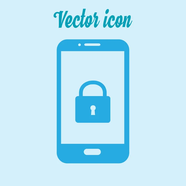 Icono Concepto Seguridad Internet Símbolo Identificación Protección — Vector de stock