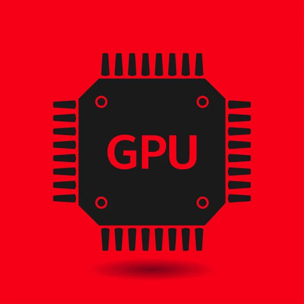 Icona Del Circuito Stampato Schema Tecnologico Simbolo Quadrato Stile Design — Vettoriale Stock