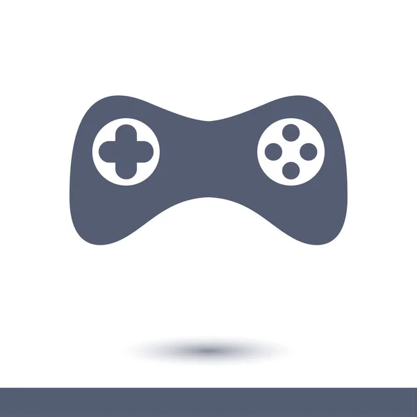 Gamepad Simgesi Vektör Düz Tasarım Stili Joypad Sembolü — Stok Vektör