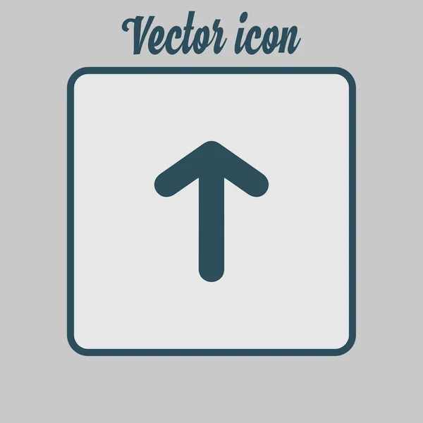 Icono Flecha Dirección Del Puntero Para Navegación Terrestre — Vector de stock