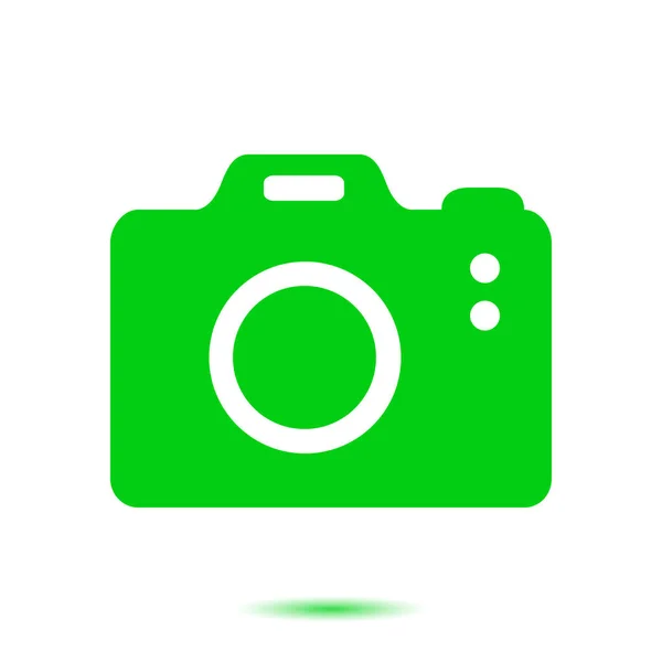 Símbolo Cámara Icono Signo Cámara Dslr Cámara Digital Estilo Diseño — Vector de stock