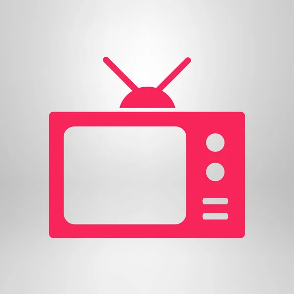 Icono de la televisión . — Vector de stock