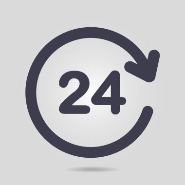 Saat saat etrafında bir gün simgesini açın..