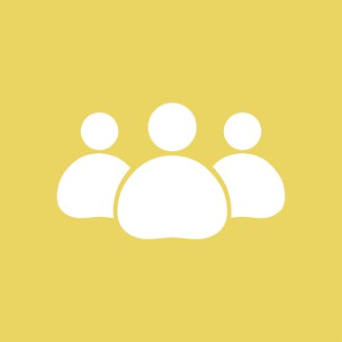 Takım iş simgesi. Ofis çalışanları ve iş takım.