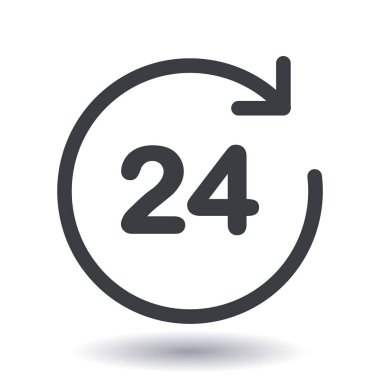 Saat saat etrafında bir gün simgesini açın..