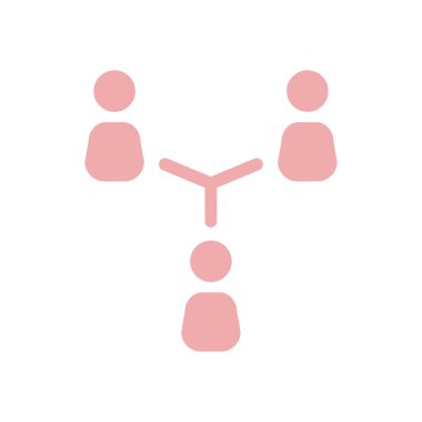 İletişim kavramı, vektör çizim basit simgesi