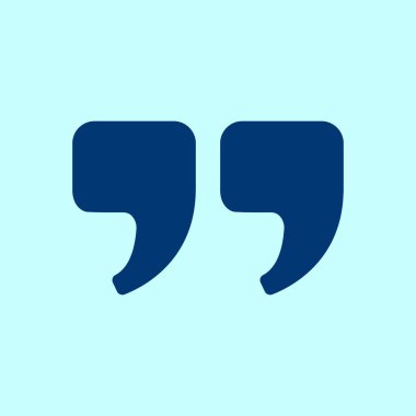 Konuşma simgesini. İletişim sembolü. Sohbet alıntı işareti.