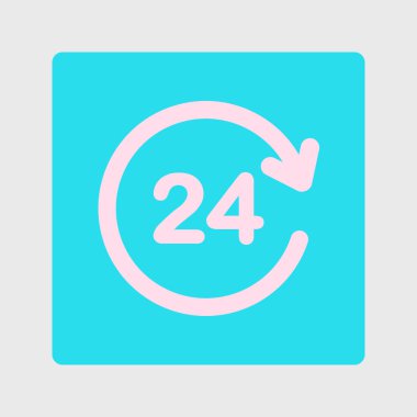 Saat saat etrafında bir gün simgesini açın..