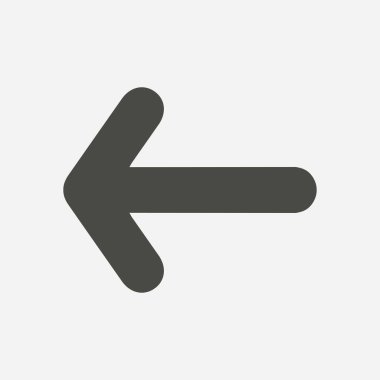 Ok simgesi. Kara navigasyonu için işaretçi yönünü.