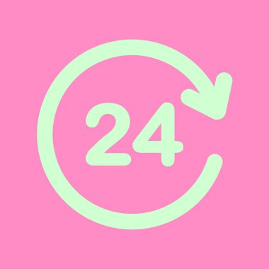 Saat saat etrafında bir gün simgesini açın..