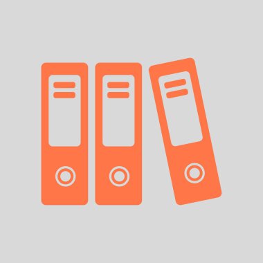 Evrak ve belgeler Office klasörler. Arşiv klasör simgesi. 