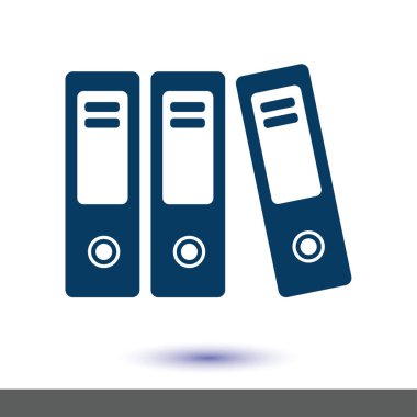 Evrak ve belgeler Office klasörler. Arşiv klasör simgesi. 