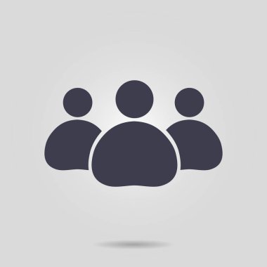 Takım iş simgesi. Ofis çalışanları ve iş takım.