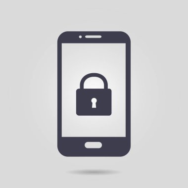 Internet güvenlik kavramı simgesi. Kimlik ve koruma simgesi.