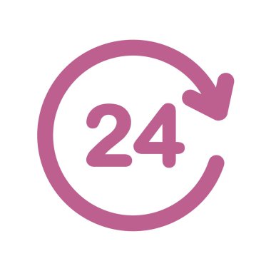 Saat saat etrafında bir gün simgesini açın..