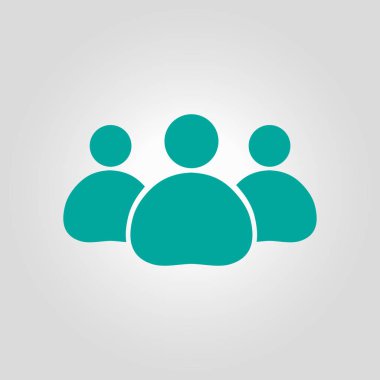 Takım iş simgesi. Ofis çalışanları ve iş takım.