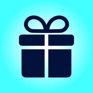 Hediye kutusu simgesi. Hediye - kişisel bir teklif. Hediye paketleri.