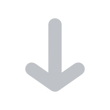 Ok simgesi. Kara navigasyonu için işaretçi yönünü.