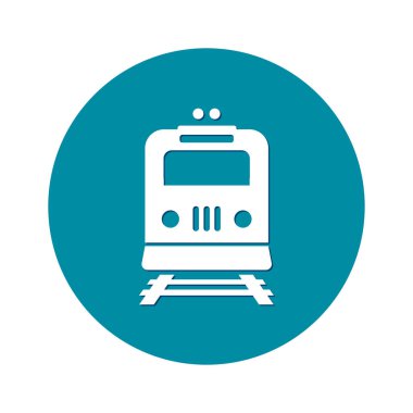 Tren simgesi. Metro sembolü. Tren istasyonu işareti.