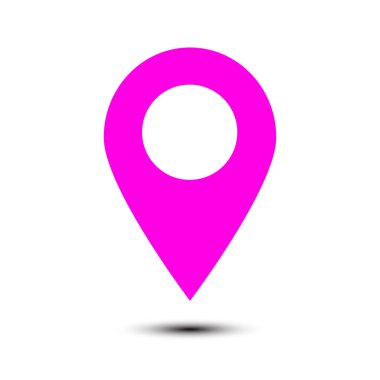 Basit gezinme simgesi, vektör illüstrasyonu