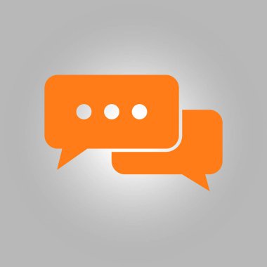 İletişim vektör çizim simgesi. Düz tasarım stili.