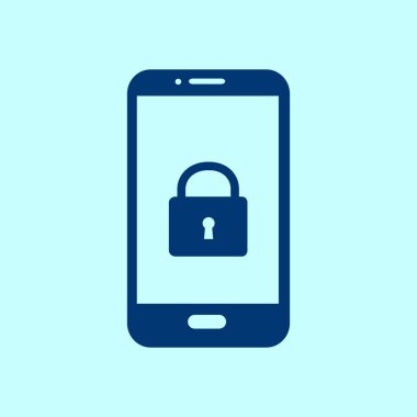 Internet güvenlik kavramı simgesi. Kimlik ve koruma simgesi.