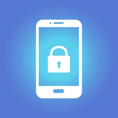 Internet güvenlik kavramı simgesi. Kimlik ve koruma simgesi.