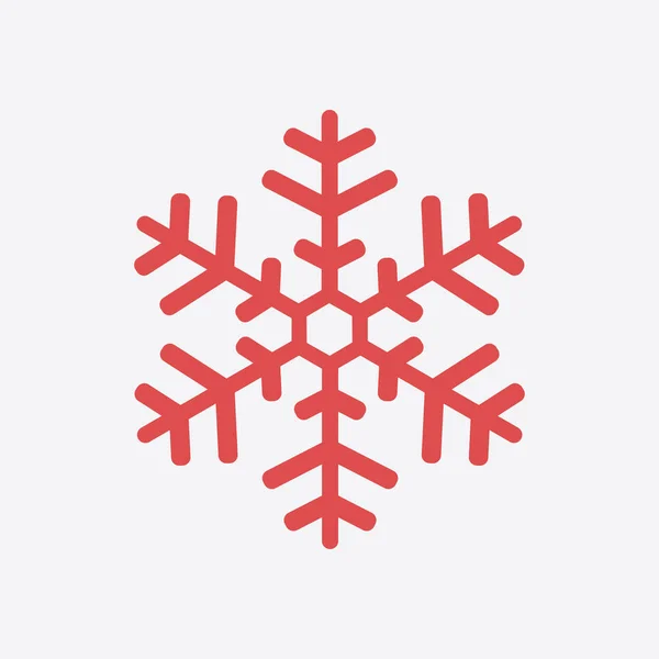 Icono Del Copo Nieve Decoración Año Nuevo Todo Para Celebrar — Vector de stock