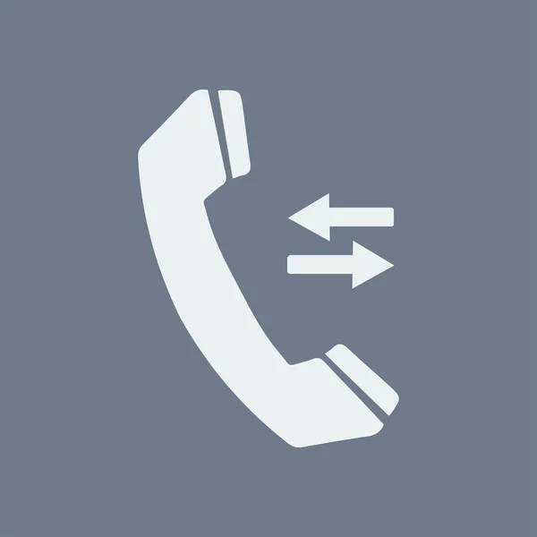 Telefoonpictogram Platte Ontwerpstijl Feedback Symbool — Stockvector